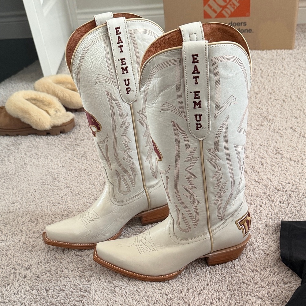 game day TEXAS STATE boots